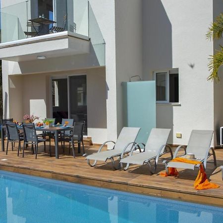 Tsokkos Family Villa - Pool Garden 2' Walk To Beach Protaras Esterno foto