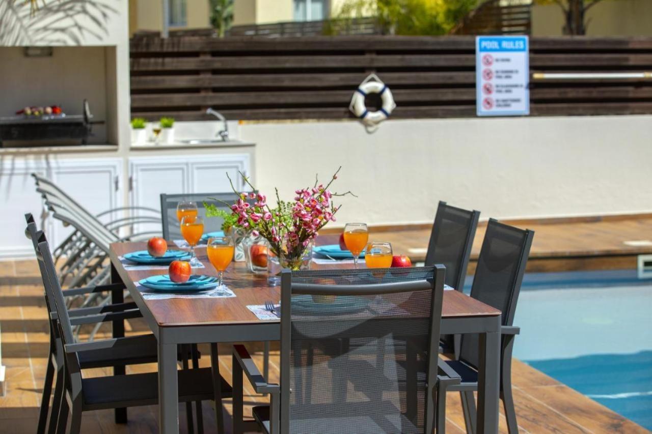 Tsokkos Family Villa - Pool Garden 2' Walk To Beach Protaras Esterno foto